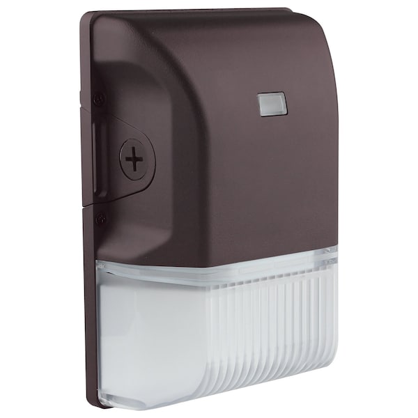 Nuvo LED Small Wall Pack, 20W, CCT Selectable 3K/4K/5K, Bronze Finish, 100-277V 65/748 - main